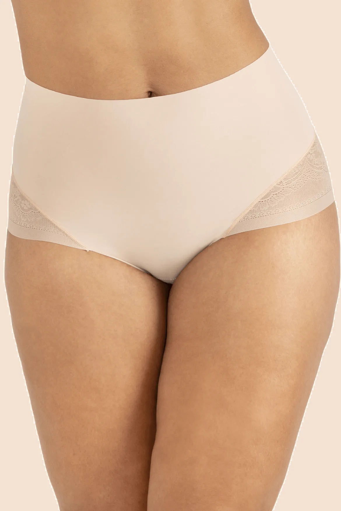 Culotte Dentelle Invisi Galbe - Nude Blush