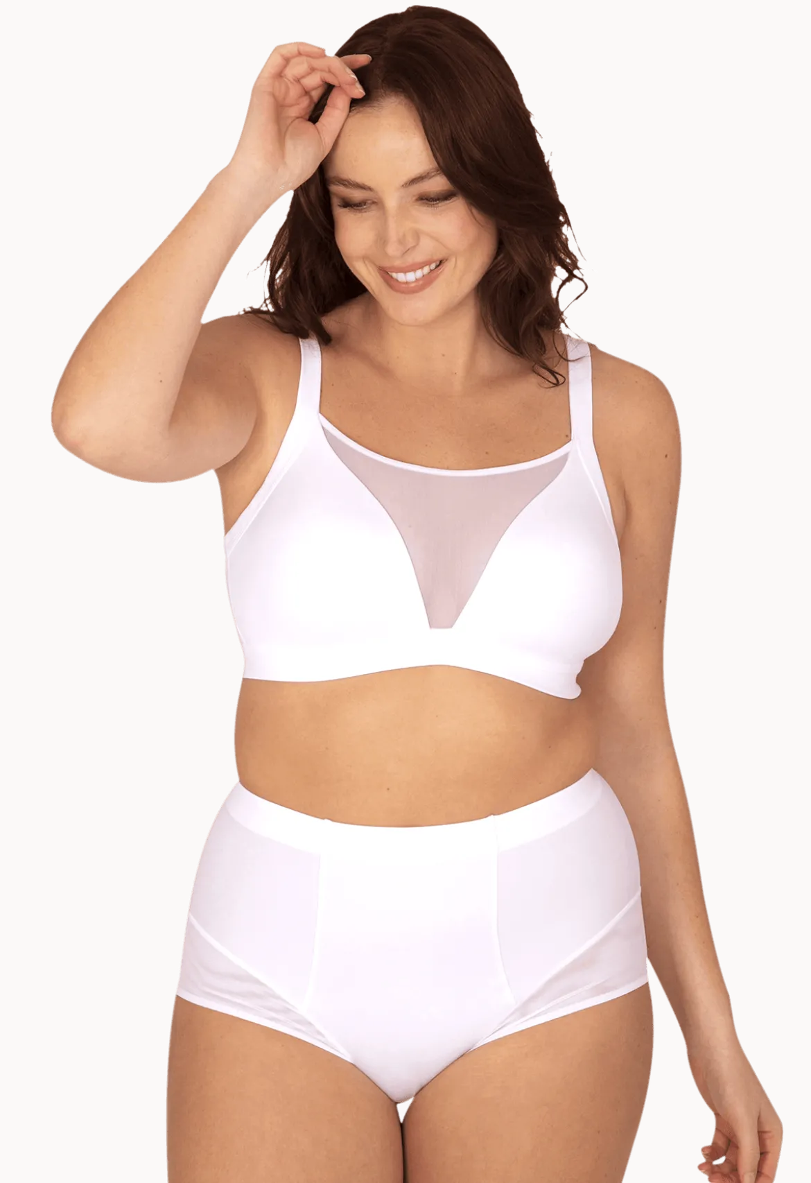 Culotte taille haute Well Allure - Blanc