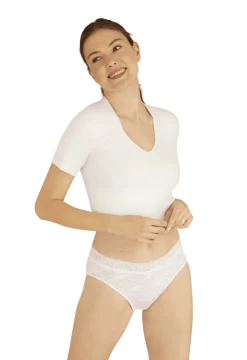 Duo Pop Lot de 2 Slips - Vert éclatant / blanc
