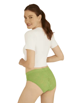 Duo Pop Lot de 2 Slips - Vert éclatant / fuchsia