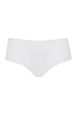 Lot de 3 Shortys en coton bio Intimement Bio - Blanc / bleu / poudre