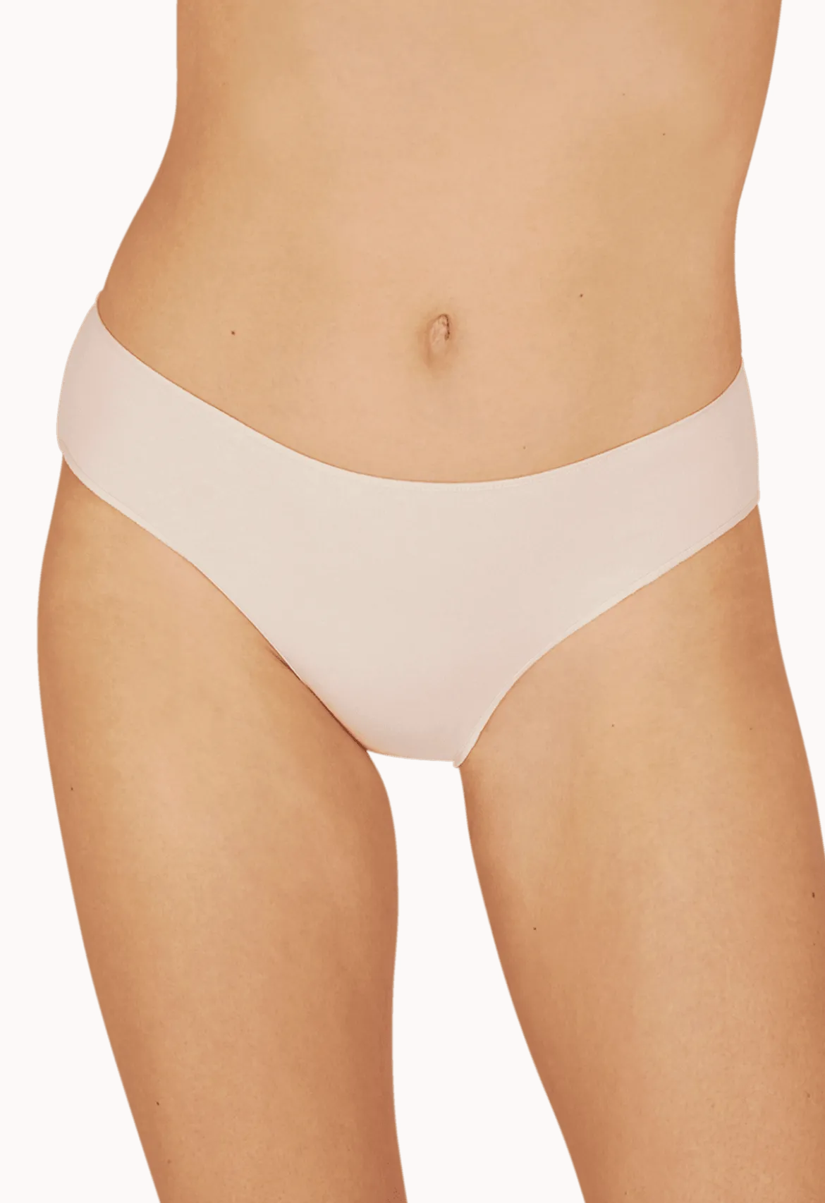 Lot de 3 slips en coton bio Intimement Bio - Blanc / noir / nude