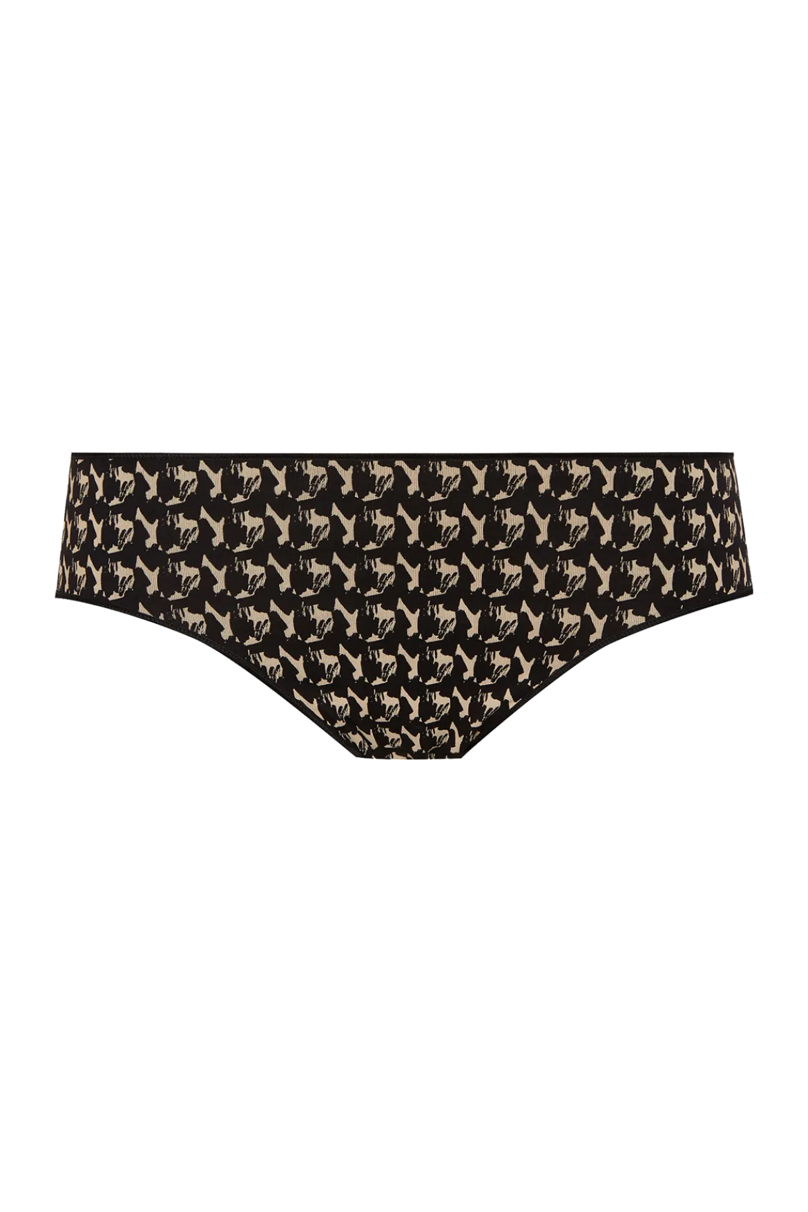 Lot de 3 slips en coton bio Intimement Bio - Graphique / noir / nude