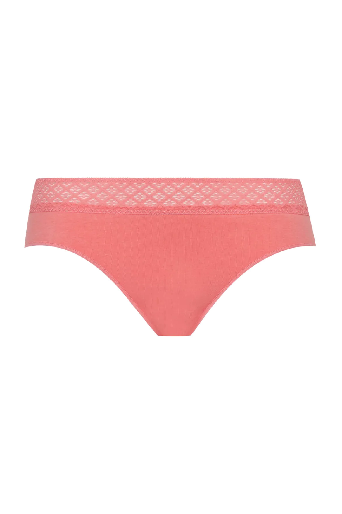 Lot de 3 Slips - Trio Dentelle Coton - Nuit étoilée / rose bonbon / blanc