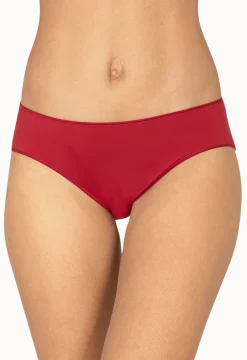 Lot de 3 Slips - Trio Essentiel Micro - Noir / rouge / poudre