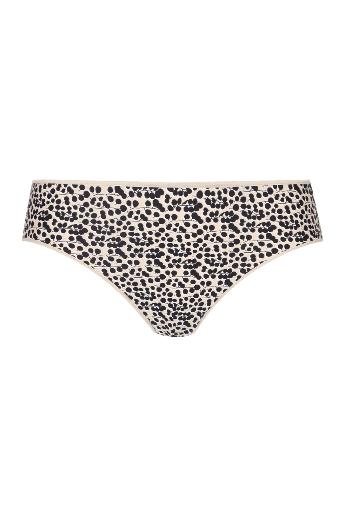 Lot de 3 Slips - Trio Imprimé invisible - Noir / imprimé nude / nude
