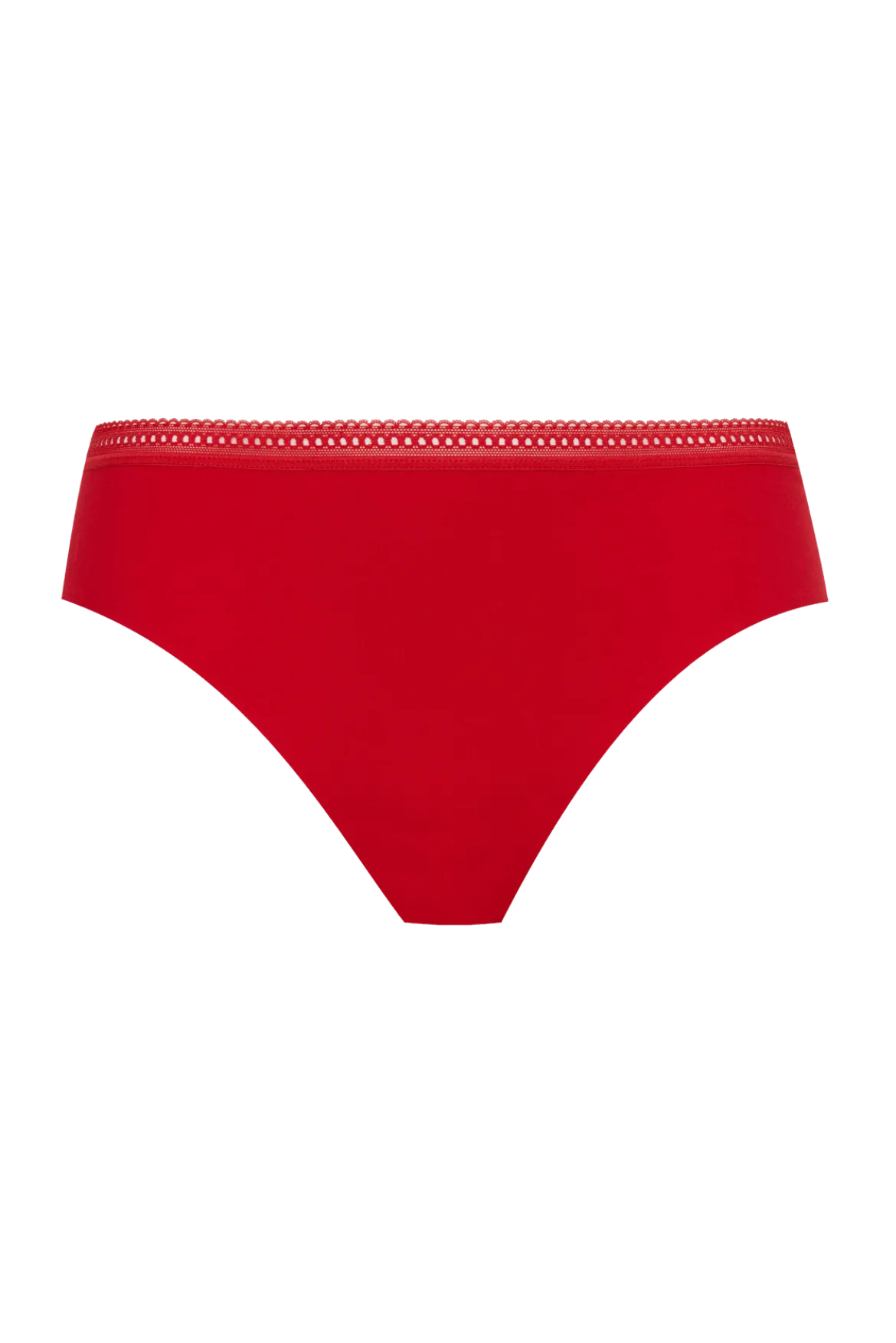 Lot de 3 Slips - Trio Invisible Modal - Rouge ardent / poudre / noir