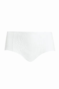 Shorty en dentelle et microfibre L'irrésistible - Blanc