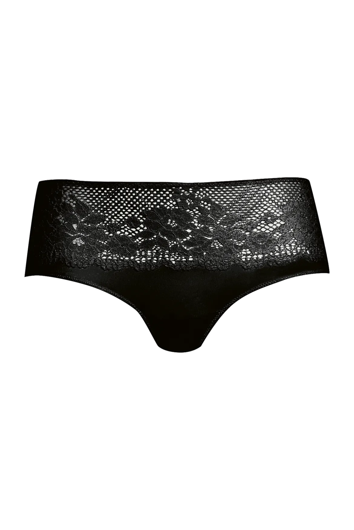 Shorty Résille Florale - Noir