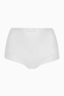 Shorty taille haute Tulle Design - Blanc