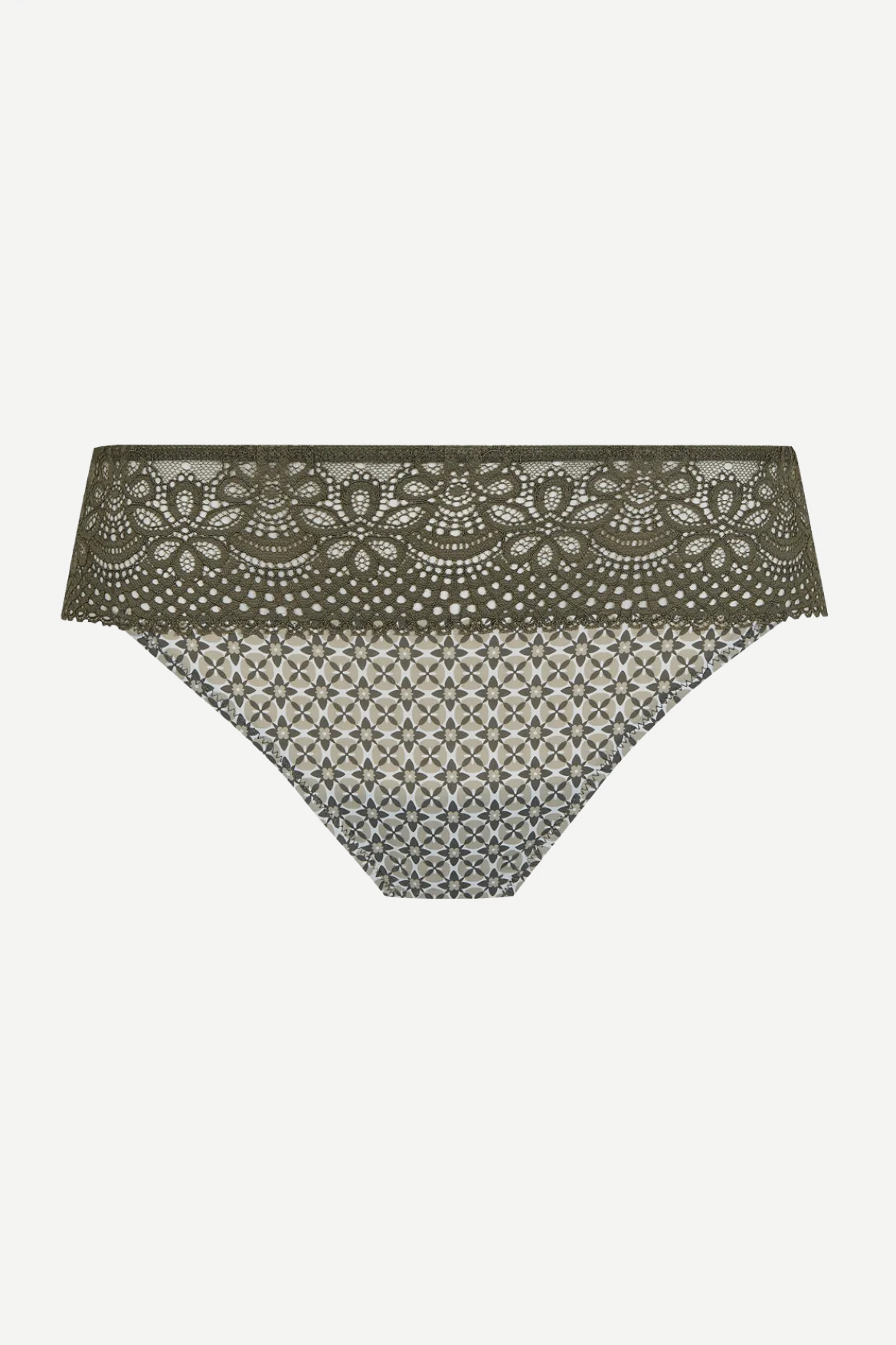 Slip brésilien dentelle et microfibre L'irrésistible - Mosaique