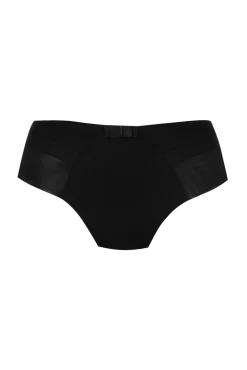 Slip brésilien Tulle Design - Noir