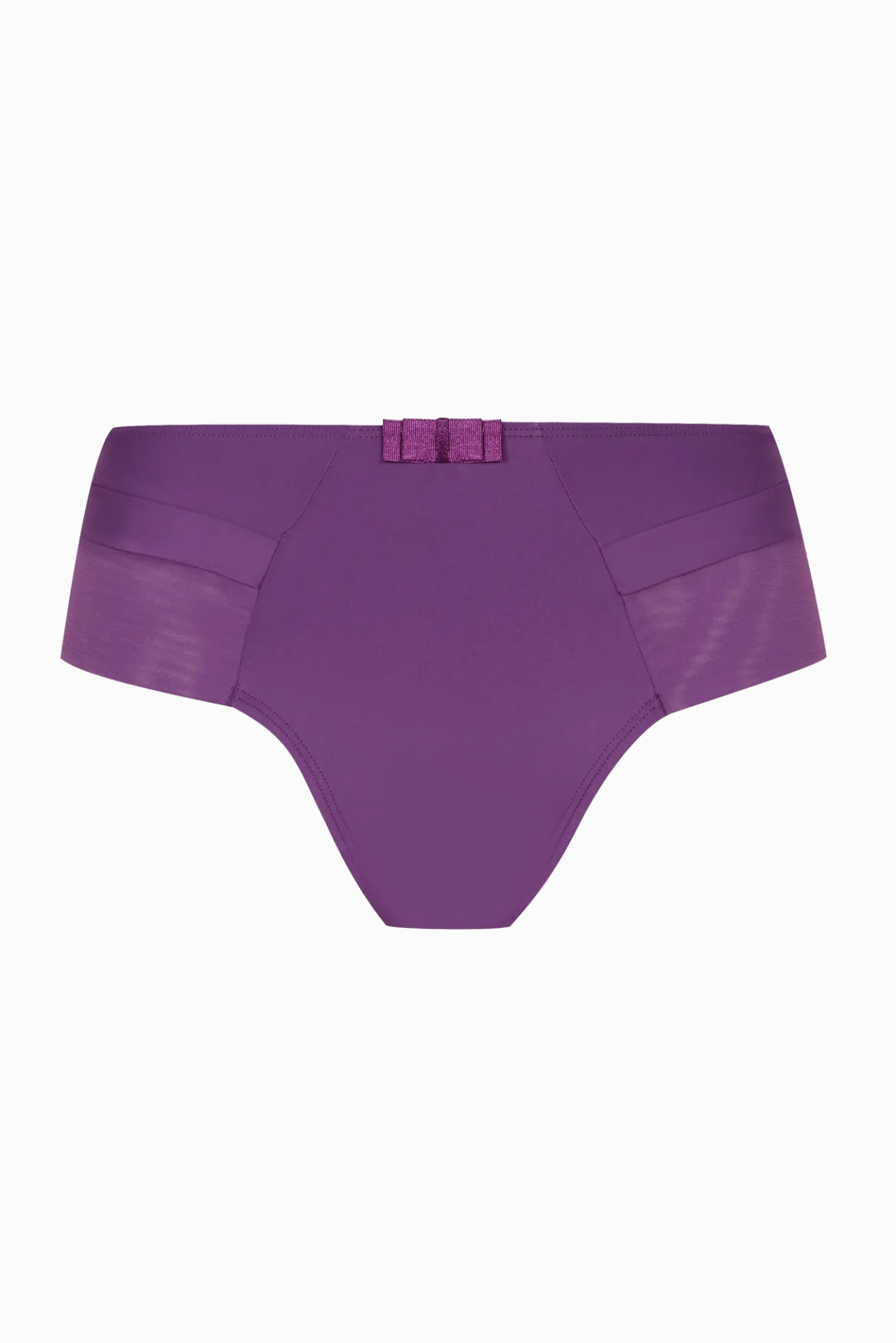 Slip Brésilien Tulle Design - Violet