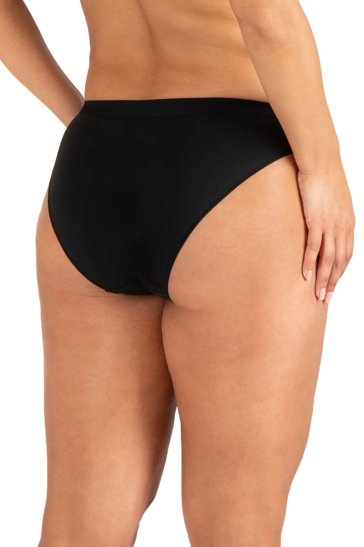 Slip Tulle Design Coton - Noir