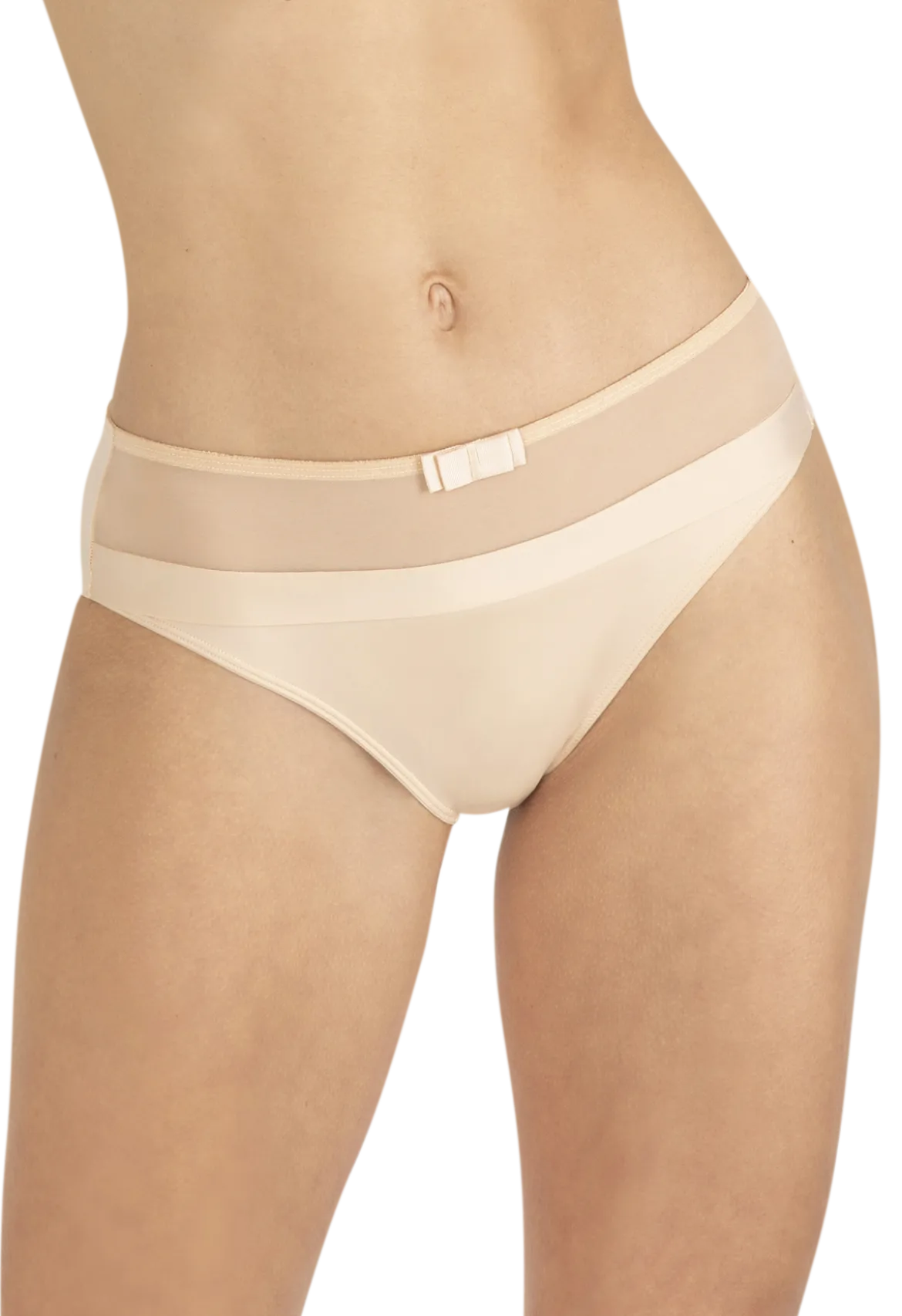 Slip Tulle Design - Nude