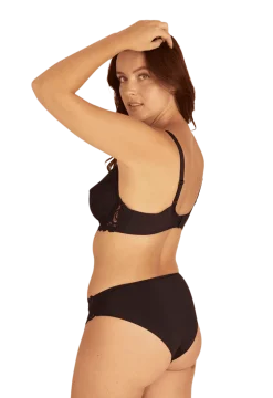 Soutien-gorge à armatures Dentelle Audacieuse - Noir