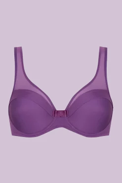 Soutien-gorge à armatures Tulle Design - Violet