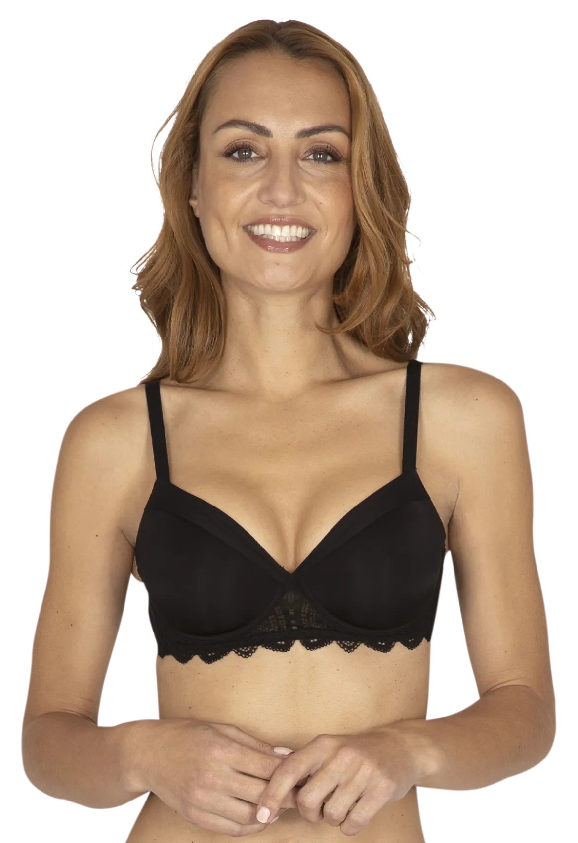 Soutien-gorge à armatures Vertige Drapé - Noir