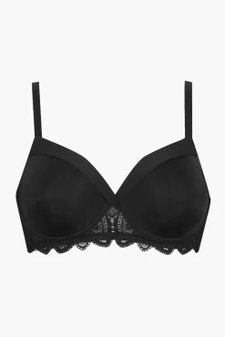 Soutien-gorge à armatures Vertige Drapé - Noir