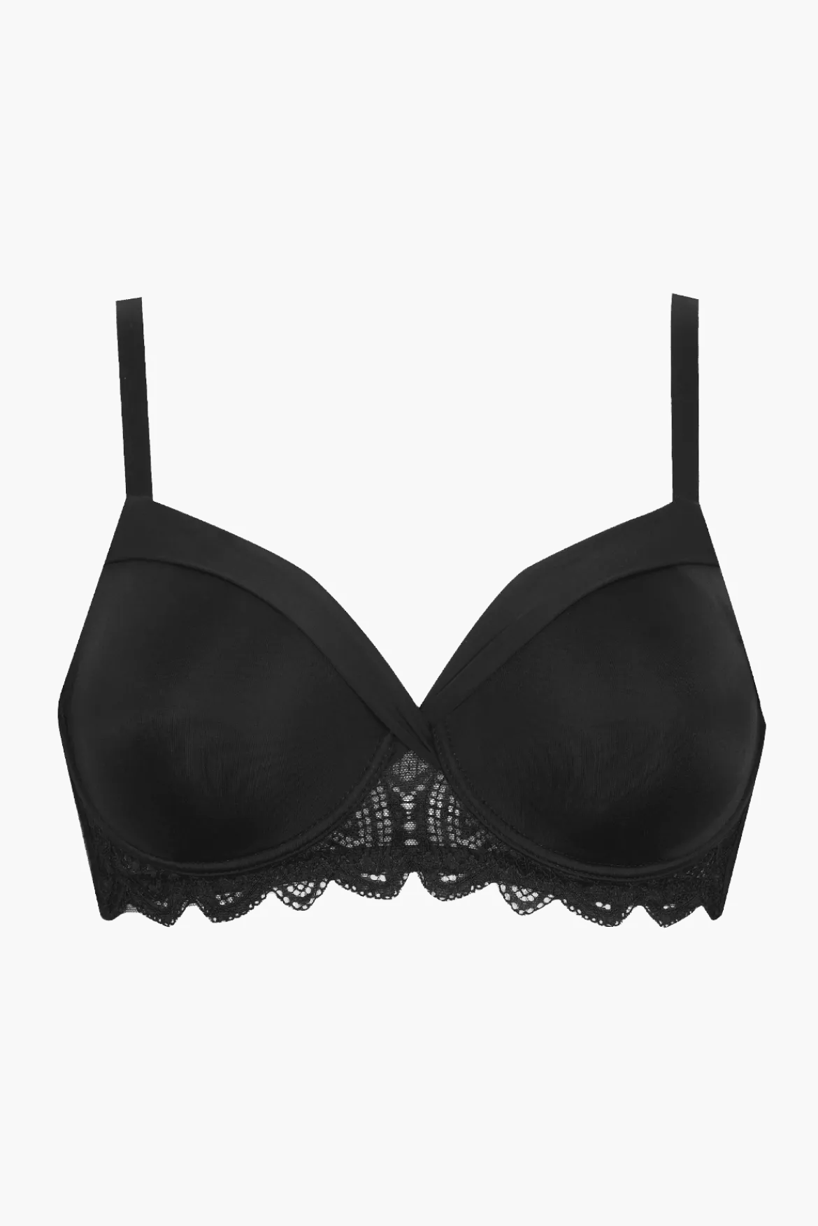 Soutien-gorge à armatures Vertige Drapé - Noir