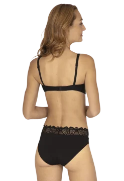 Soutien-gorge à armatures Vertige Drapé - Noir