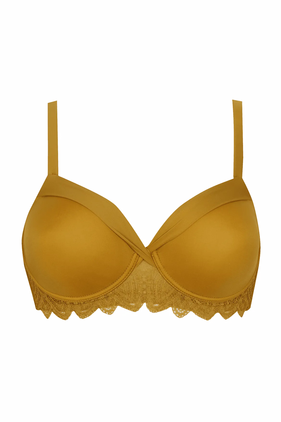Soutien-gorge à armatures Vertige Drapé - Ocre