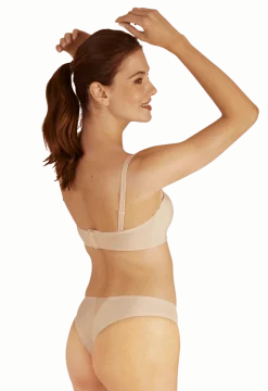 Soutien-gorge bandeau bretelles amovibles invisible Nuances - Nude