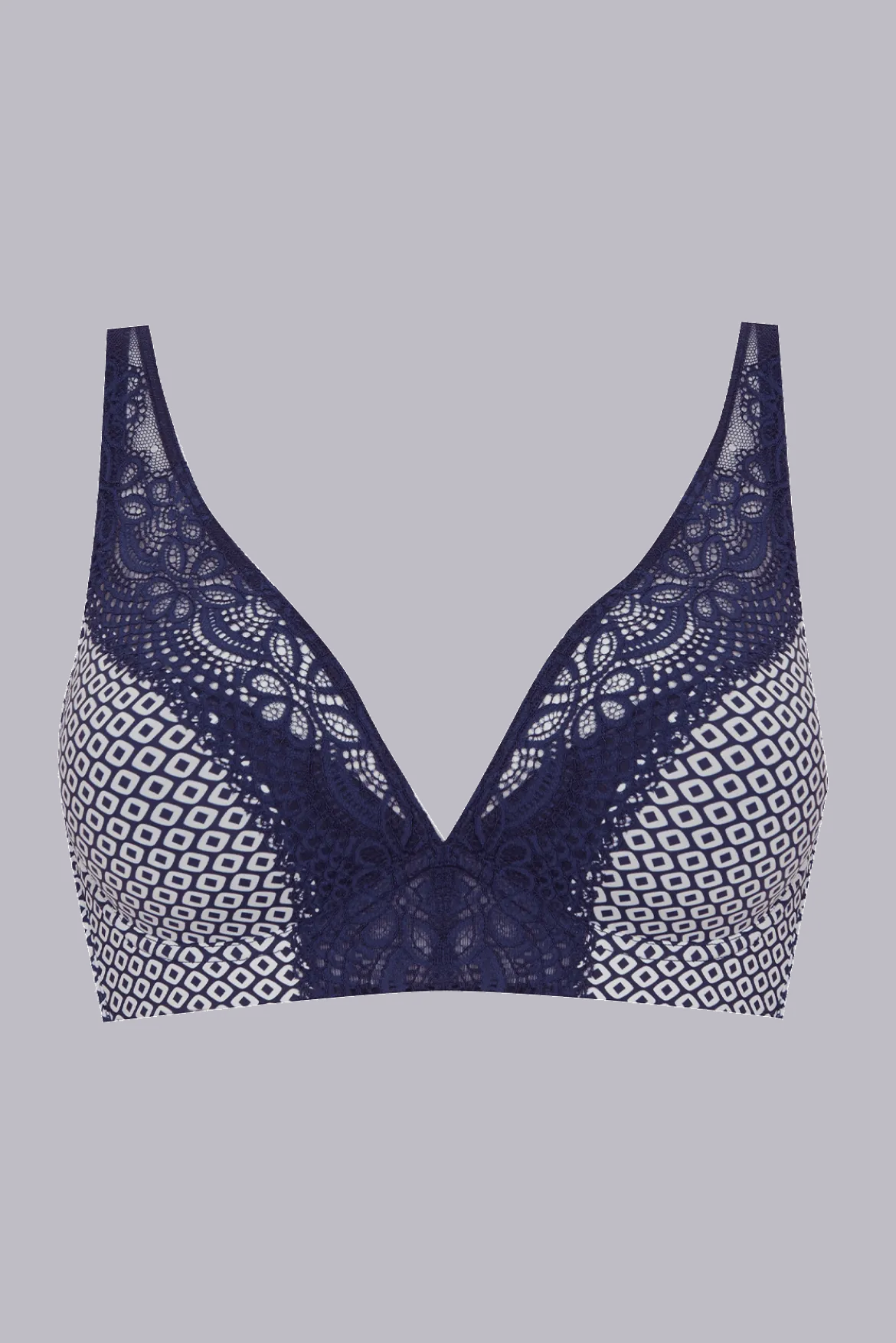 Soutien-gorge coques en dentelle et microfibre L'irrésistible - Illusion