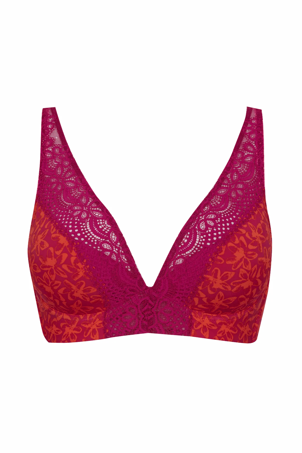 Soutien-gorge coques en dentelle et microfibre L'irrésistible - Tiaré