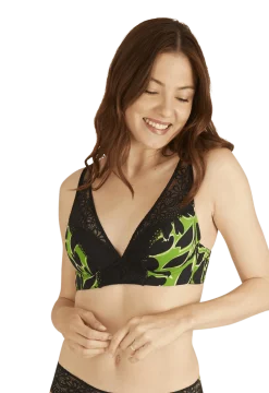 Soutien-gorge coques en dentelle et microfibre L'irrésistible - Botanique