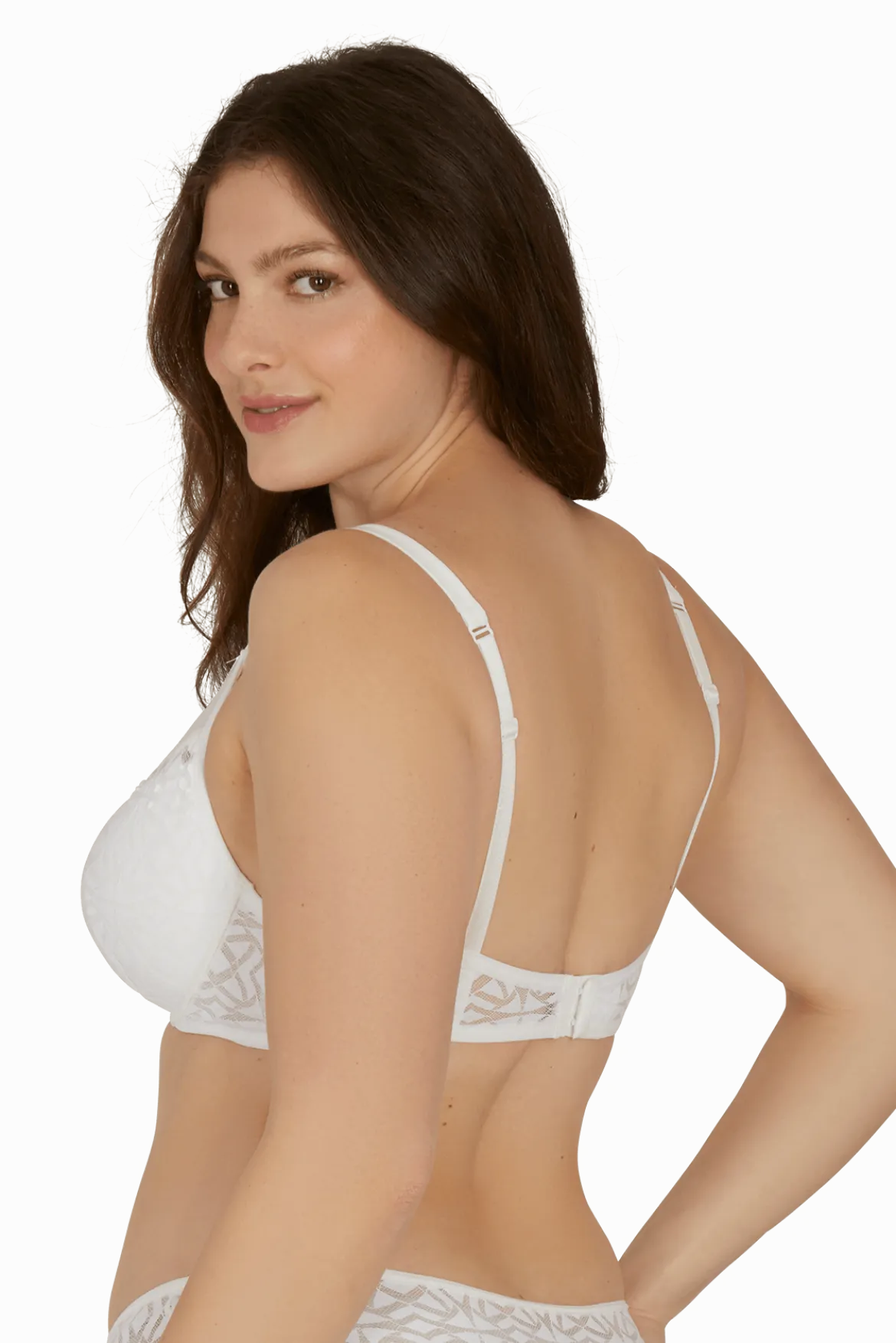 Soutien-gorge à coques Equinoxe - Blanc naturel