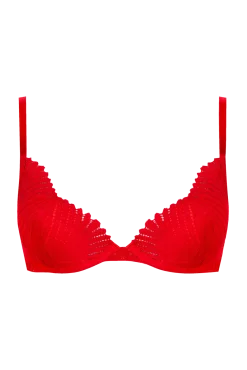Soutien-gorge à coques Muse - Rouge ardent