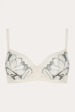 Soutien-gorge à coques Nymphéas - Soie