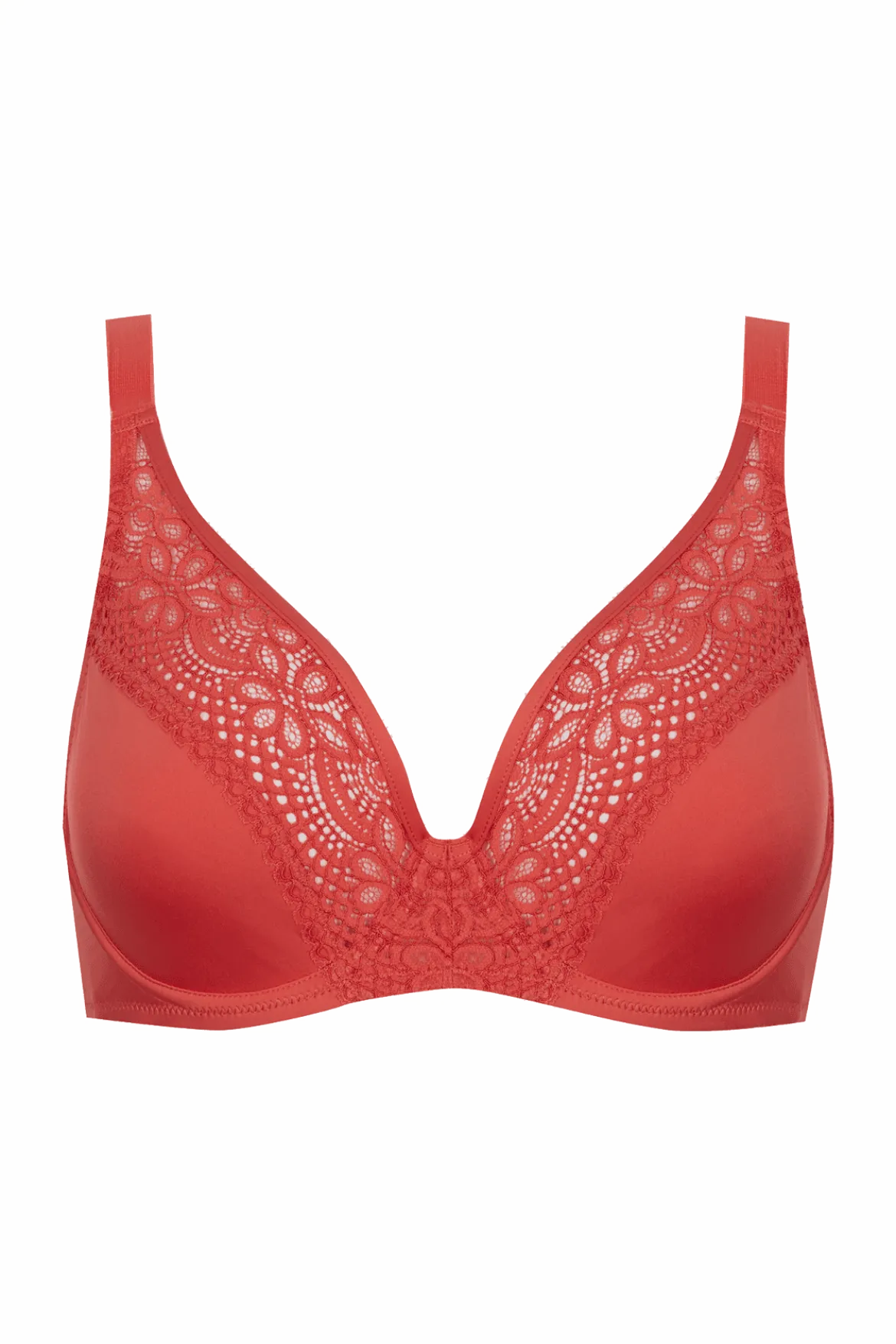 Soutien-gorge foulard à armatures L'irrésistible - Corail