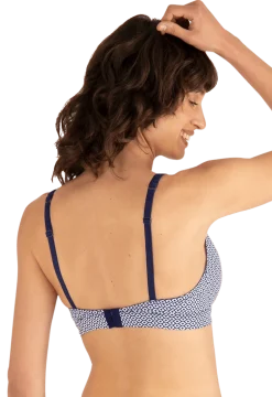 Soutien-gorge foulard sans armatures en dentelle et en microfibre L'irrésistible - Illusion