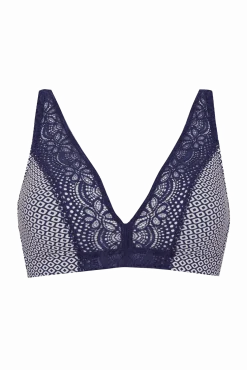 Soutien-gorge foulard sans armatures en dentelle et en microfibre L'irrésistible - Illusion