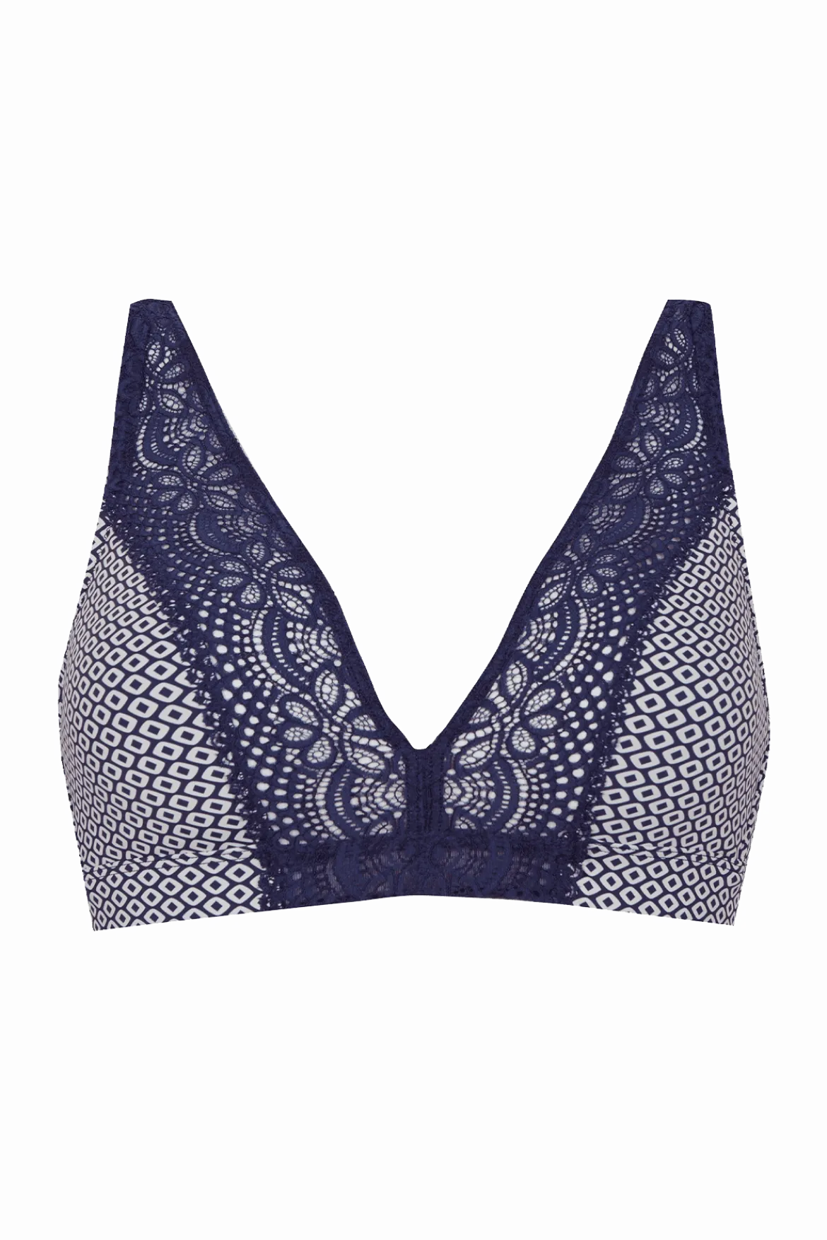 Soutien-gorge foulard sans armatures en dentelle et en microfibre L'irrésistible - Illusion