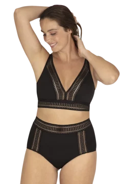 Soutien-gorge sans armatures Arty Graphik - Noir