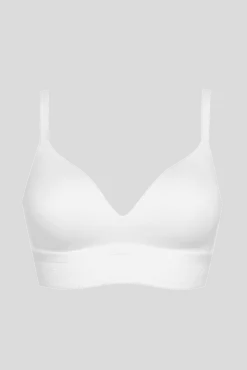 Soutien-gorge sans armatures coques souples Arty Graphik - Blanc