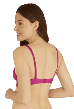 Soutien-gorge sans armatures Dentelle Prodigieuse - Fuchsia