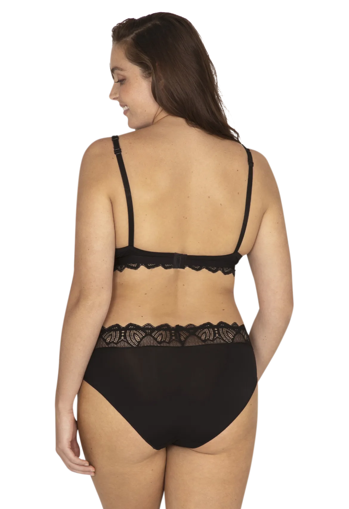 Soutien-gorge sans armatures Vertige Drapé - Noir